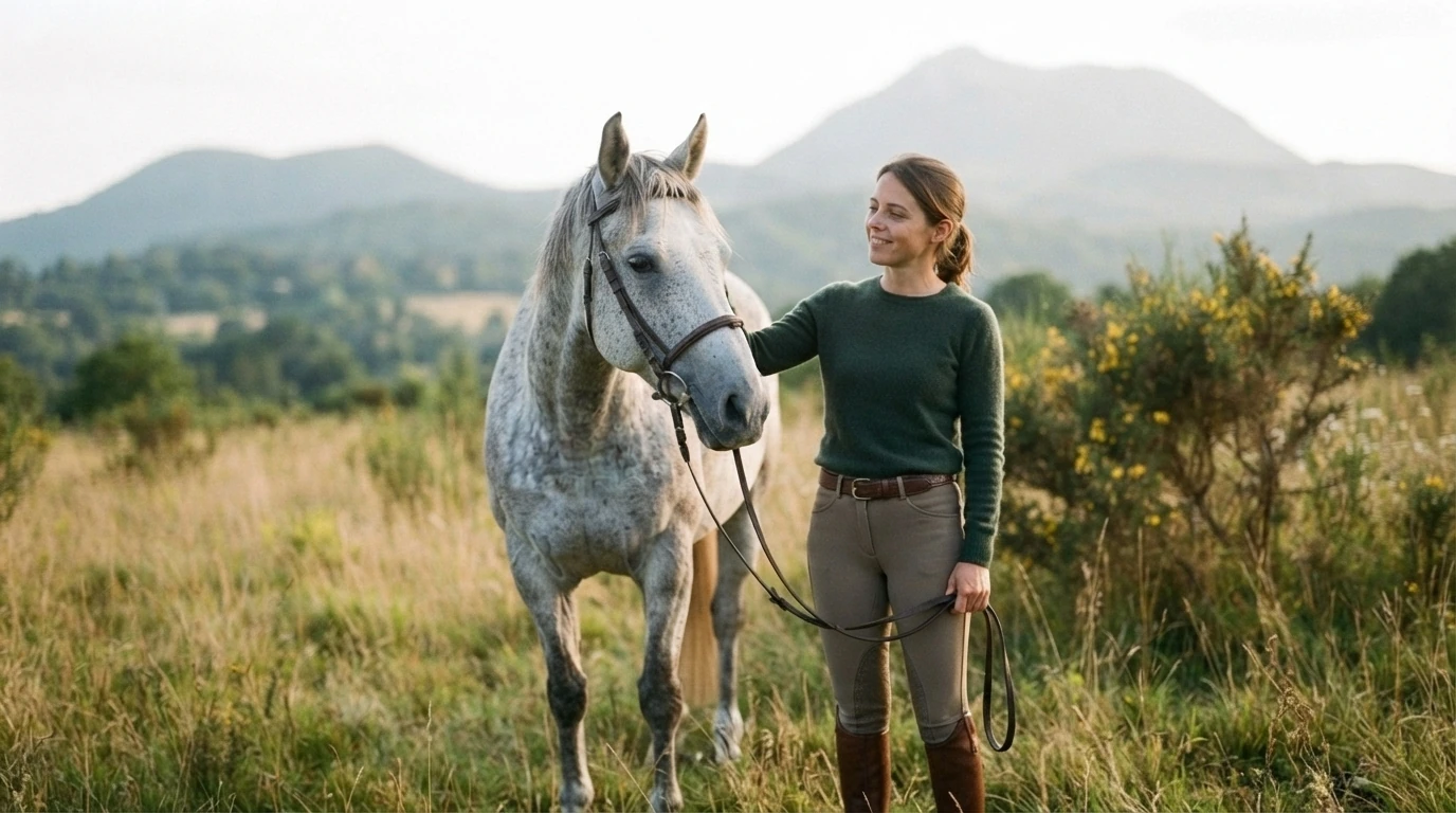 Cours d'équitation à Ceyssat, Puy-de-Dôme